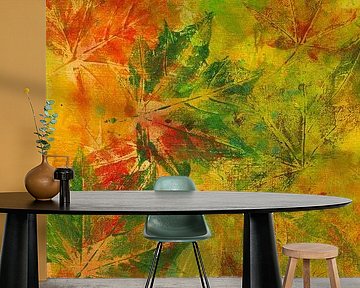 Maple leaves triptych part one