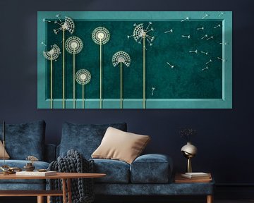 Dandelions in modern design by Monika Jüngling