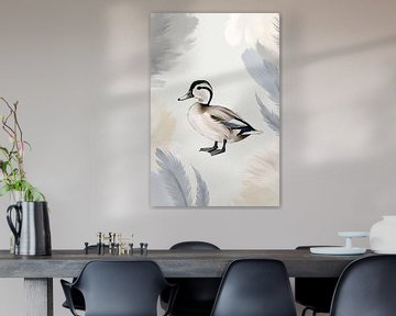 Minimalistische eend ontwerp van Art & Soul Creations