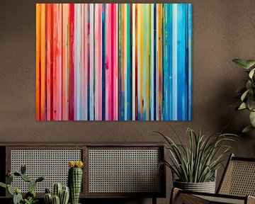 lignes abstraites en couleurs vives sur The Photo Artist
