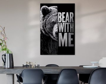 Grizzly bear with powerful text by Art & Soul Creations
