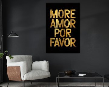 Gold loving text in black by Art & Soul Creations