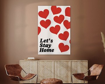 Moderne harten en tekst illustratie van Art & Soul Creations