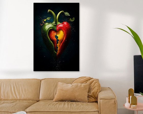 Example of the artwork in a room