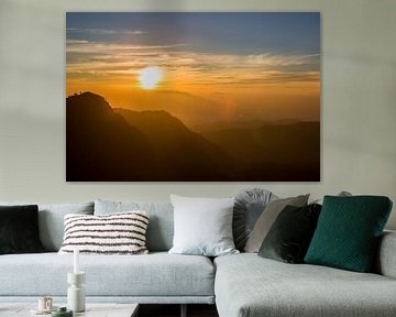 Zonsopkomtst op Java van Stephanie de Geus