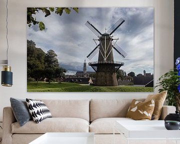 Stadsmolen, Hulst, Nederland van Imladris Images