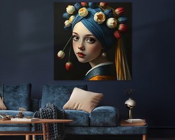 The girl with the pearl .