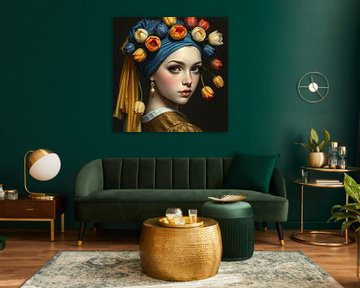 The girl with the pearl.