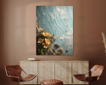 De zee in de wolken surrealisme van Jolique Arte