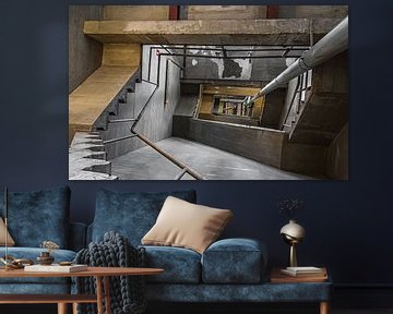 Urban foto trappenhuis oude silo. van Nico Boersma