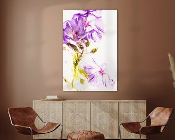 Phlox in ijs 2 van Marc Heiligenstein
