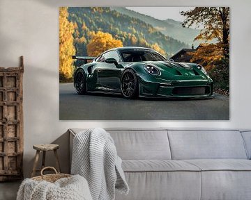 Porsche 911 GT3 in autumn by PixelPrestige