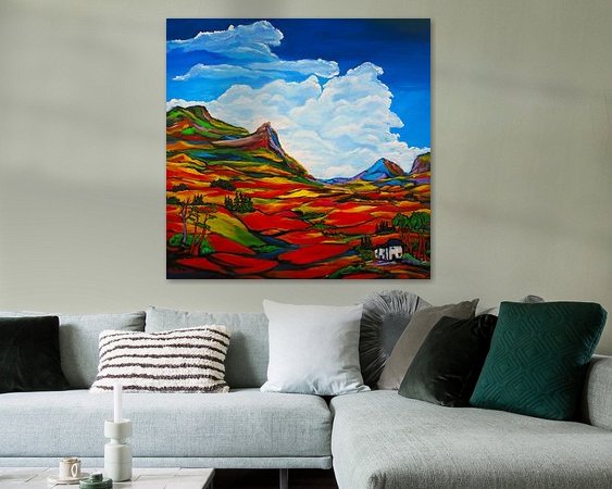 Example of the artwork in a room