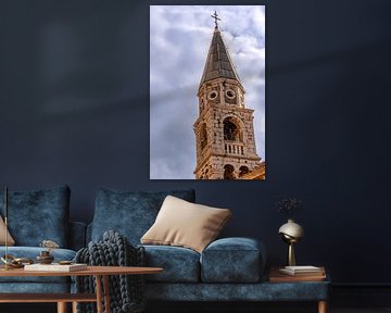 Croatie : Clocher de l'église St. Elias Zadar sur Photoart-Naegele