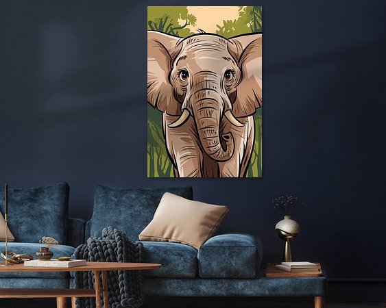 Example of the artwork in a room