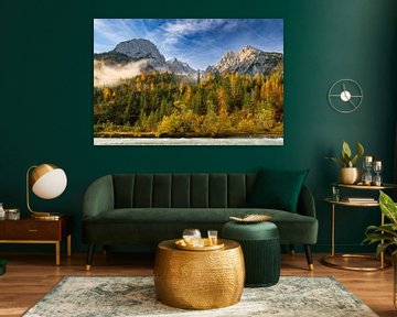 Herfst in de Karwendel van Denis Feiner