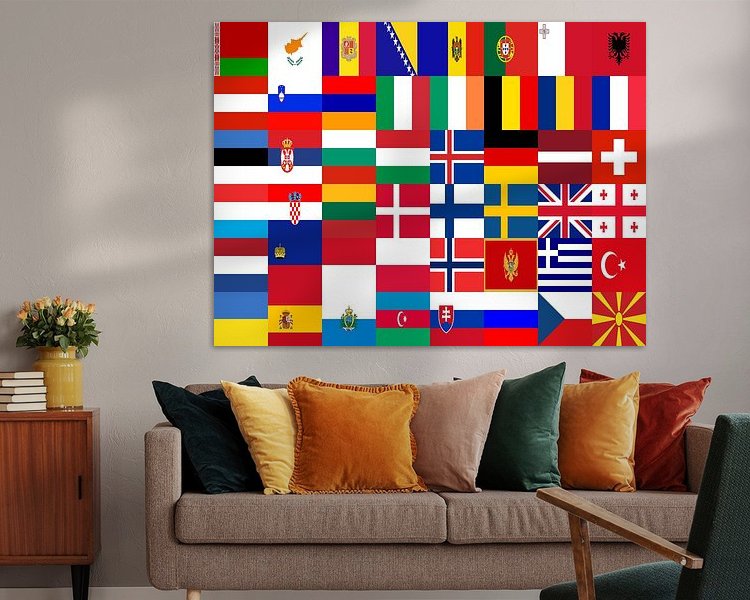 Example of the artwork in a room