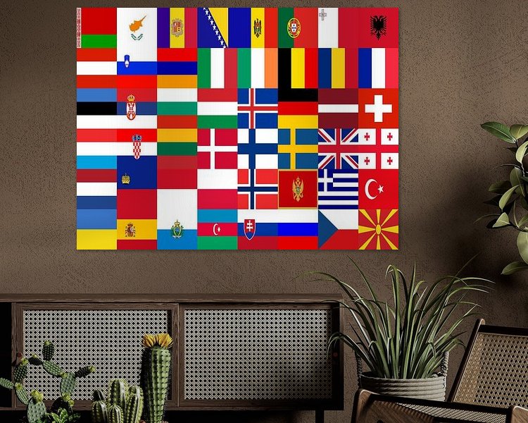 Example of the artwork in a room