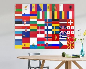 Vlaggen van Europa 1: gerangschikt van Frans Blok