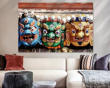 Mystical Faces of Kathmandu by Frank Photos