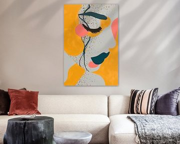 Abstract figuur van Abstract Schilderij