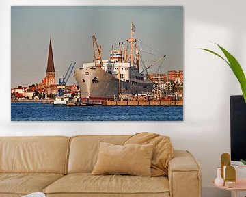 City port of Rostock by Rico Ködder