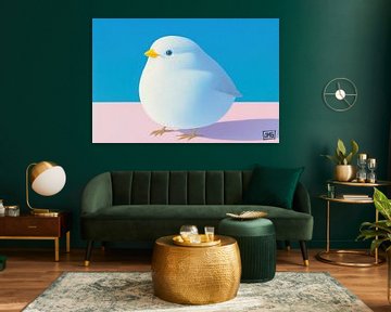 Vogel | Chubby Bird Watch van OMG Art
