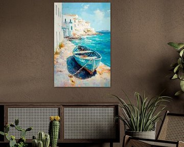 Blue boat hour by Poster Art Shop