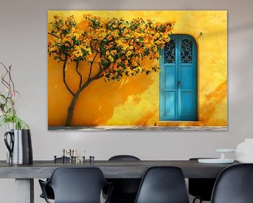 Porte fleurie sur Poster Art Shop