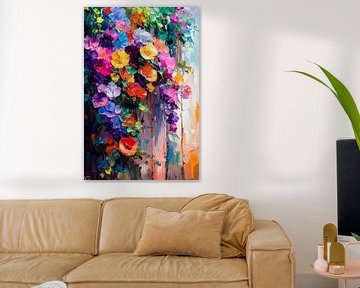 Colourful blossoms by Poster Art Shop
