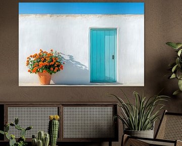 Des fleurs multicolores sur Poster Art Shop