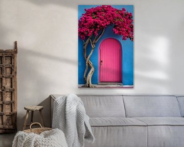 Colourful front door by Poster Art Shop