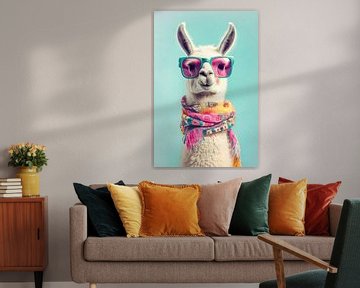 Cool llama by Poster Art Shop