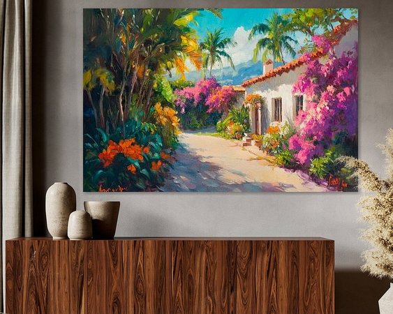 Example of the artwork in a room