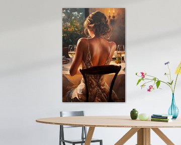 Elegante avond van Poster Art Shop