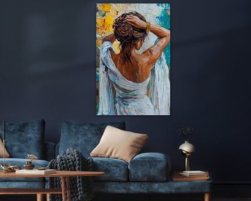 Dame élégante sur Poster Art Shop