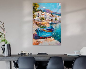 Fishing boat island idyll by Poster Art Shop