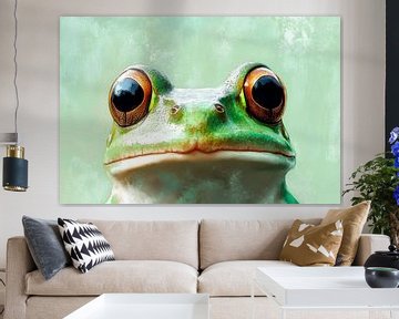 Kikker portret van Poster Art Shop