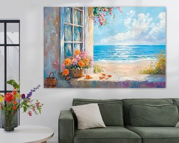 Sea view window by Poster Art Shop