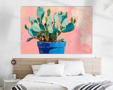 Cactus in a pot by Poster Art Shop