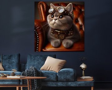 poes met bril van Bernhard Karssies