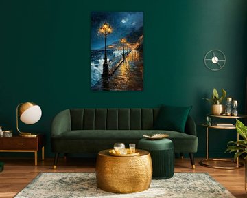 Nuit à la mer sur Poster Art Shop