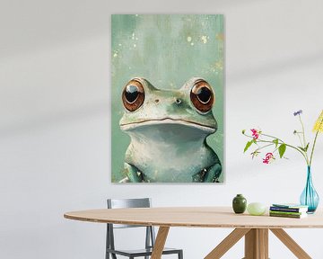 Kikker portret van Poster Art Shop