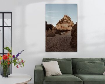 Canvas Print Landschapsfoto Portimão, Algarve - Portugal Kustkunst