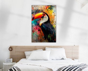 Kleurrijke toekan van Poster Art Shop