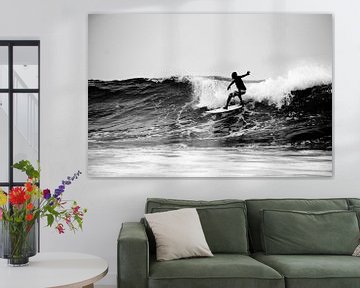 Surfer-Silhouette, Arugambay, Sri Lanka von Roel Janssen