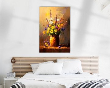 Flower bouquet vase by Poster Art Shop