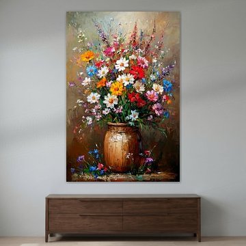 Flower bouquet vase by Poster Art Shop
