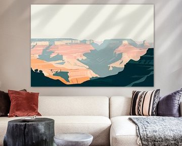Paysage du Grand Canyon sur Poster Art Shop