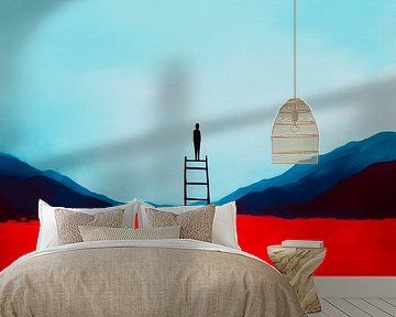 Sky ladder freedom by Poster Art Shop